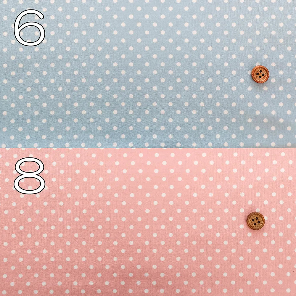 Cotton Broad Printed Fabric - Dot - nomura tailor