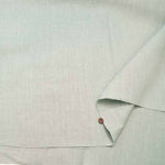 Olive oil processed 25/1 soft linen twill fabric, solid color - nomura tailor