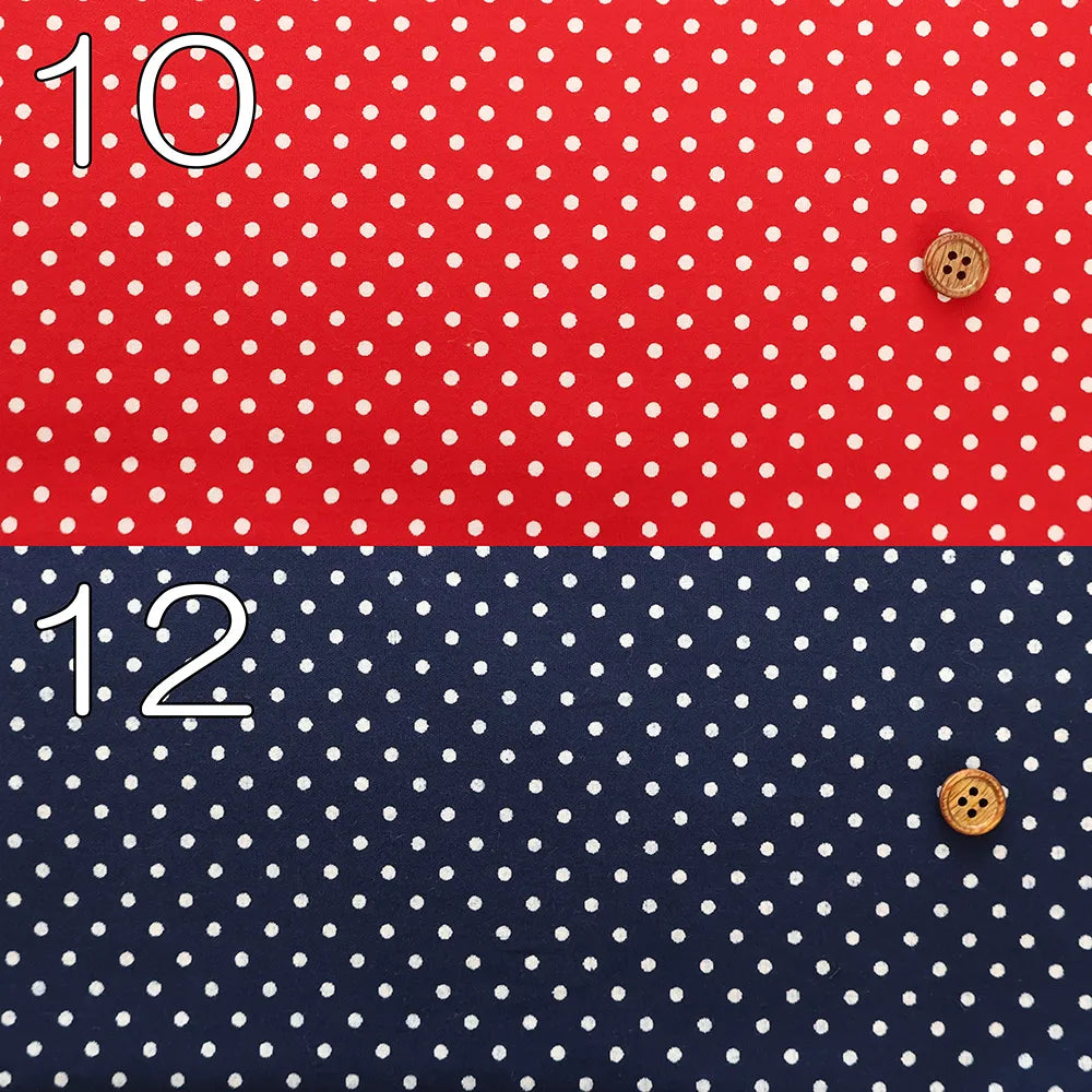 Cotton Broad Printed Fabric - Dot - nomura tailor