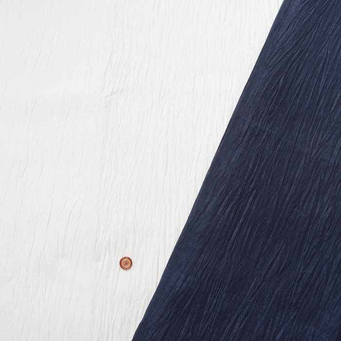 Yarn-dyed linen-washer fabric Solid color - nomura tailor