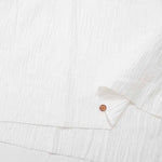 Yarn-dyed linen-washer fabric Solid color - nomura tailor