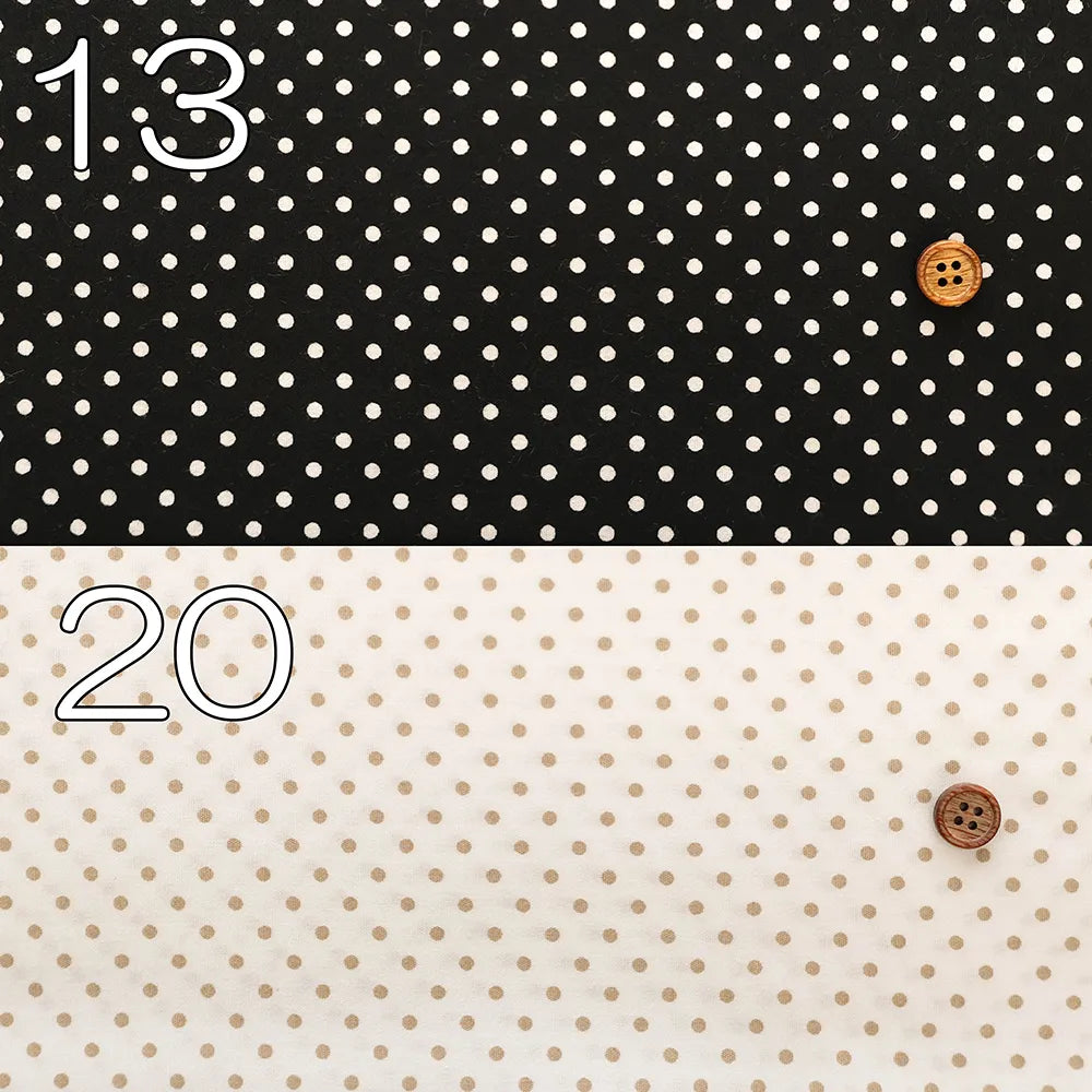Cotton Broad Printed Fabric - Dot - nomura tailor