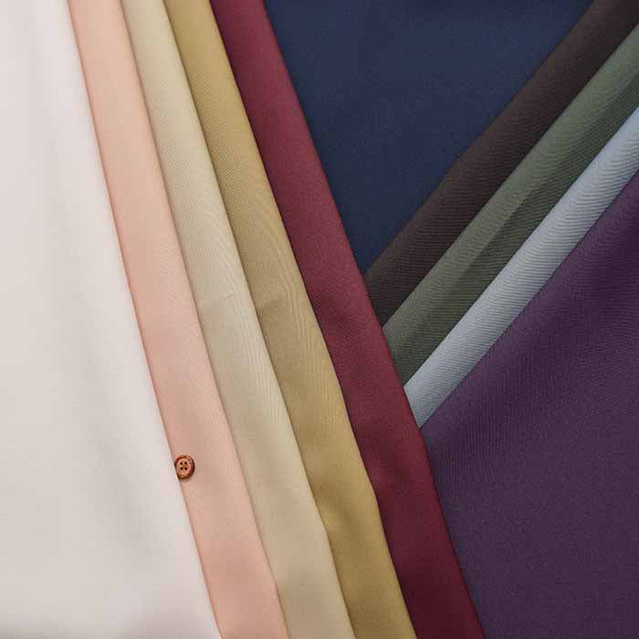 Polyester Twill Fabric Plain - nomura tailor