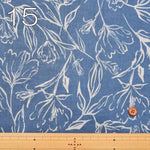 Angel soft 60 linen printed fabric Flower - nomura tailor