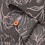 Angel soft 60 linen printed fabric Flower - nomura tailor