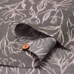 Angel soft 60 linen printed fabric Flower - nomura tailor