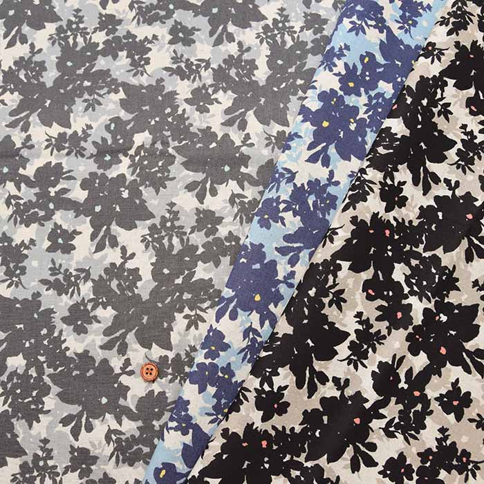 C/L cambric printed fabric Flower - nomura tailor