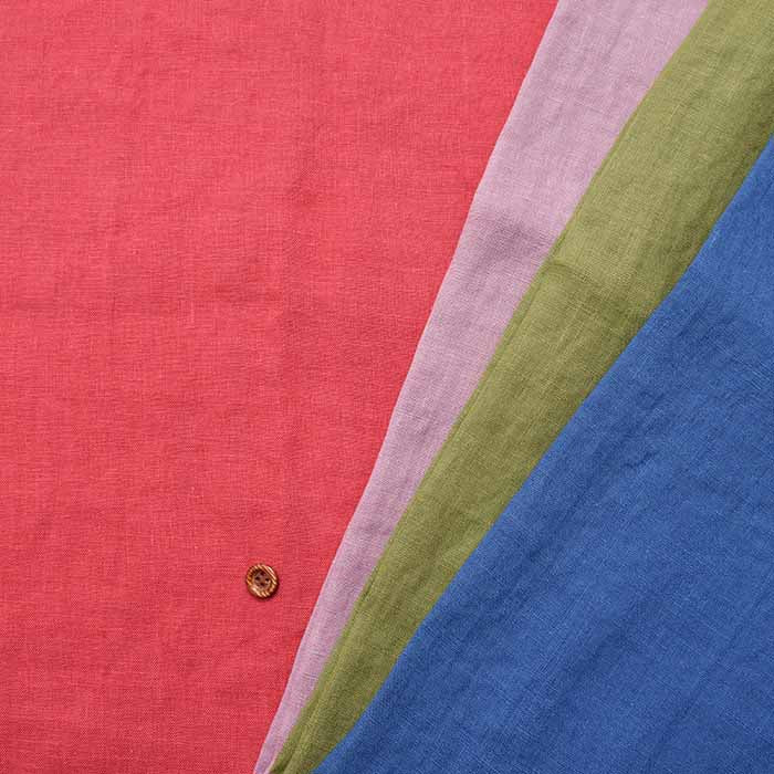 60 Linentan Blur Washer Fabric plain - nomura tailor