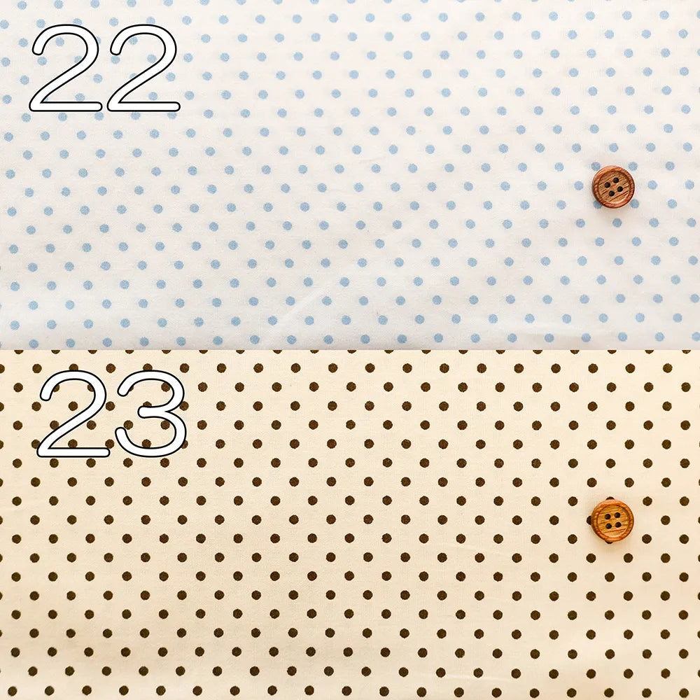 Cotton Broad Printed Fabric - Dot - nomura tailor