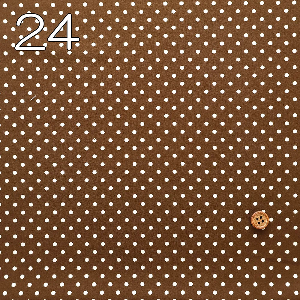 Cotton Broad Printed Fabric - Dot - nomura tailor