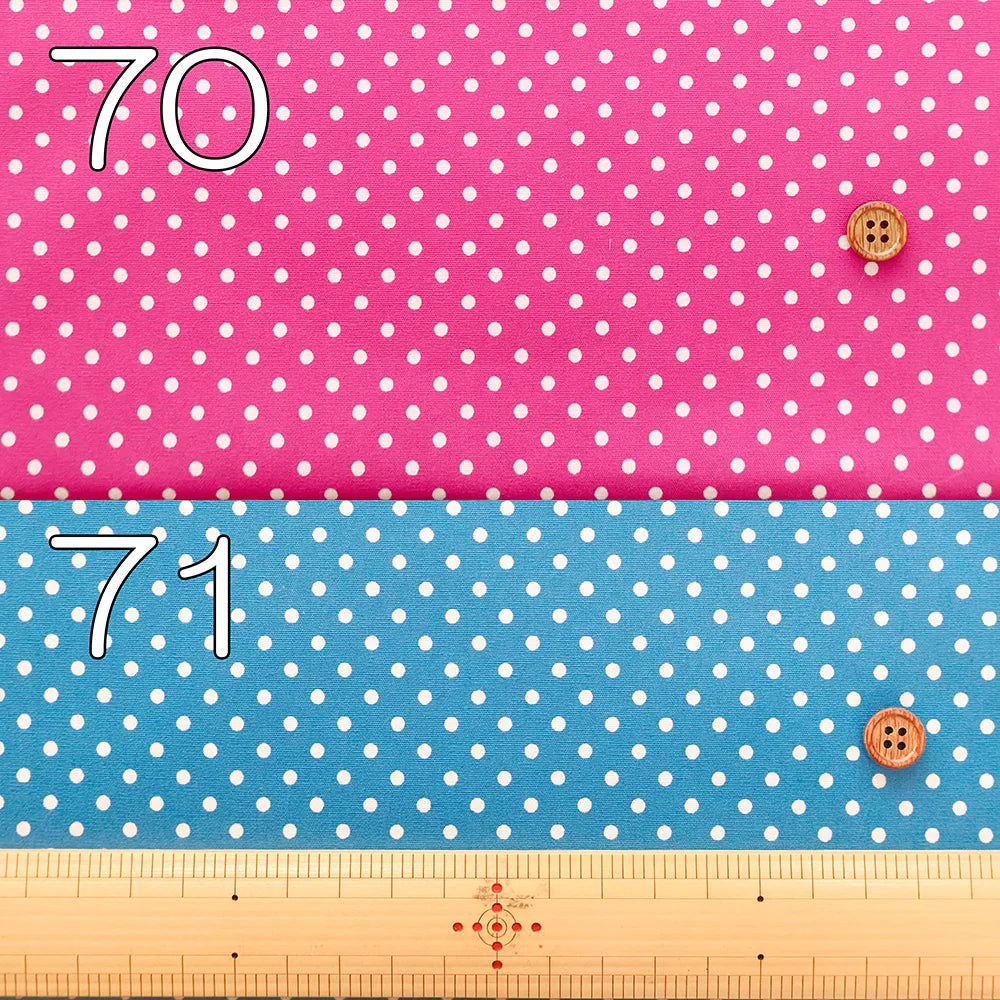 Cotton Broad Printed Fabric - Dot - nomura tailor