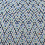 Cotton 60 Loan Lace Fabric Zig Zag - nomura tailor