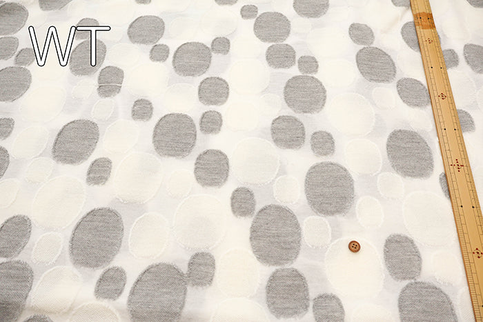 Cut Jacquard Knit Fabric - Dot - nomura tailor