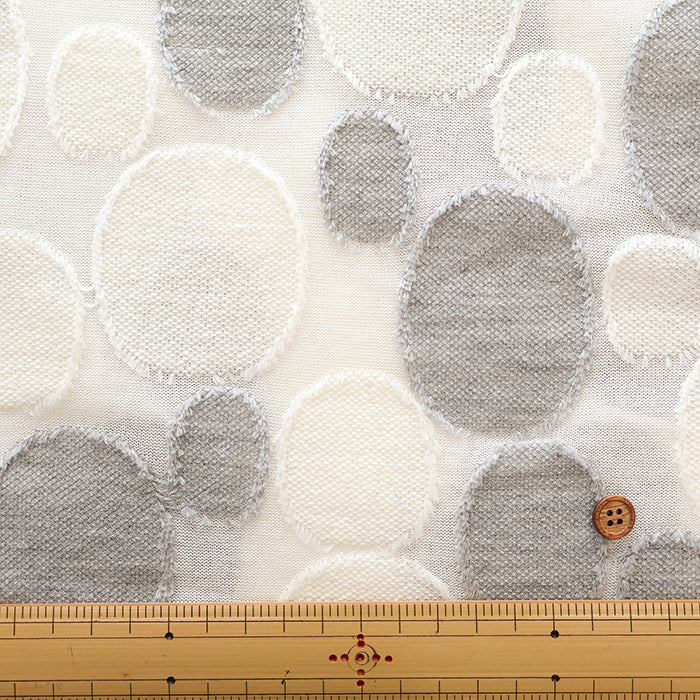 Cut Jacquard Knit Fabric - Dot - nomura tailor