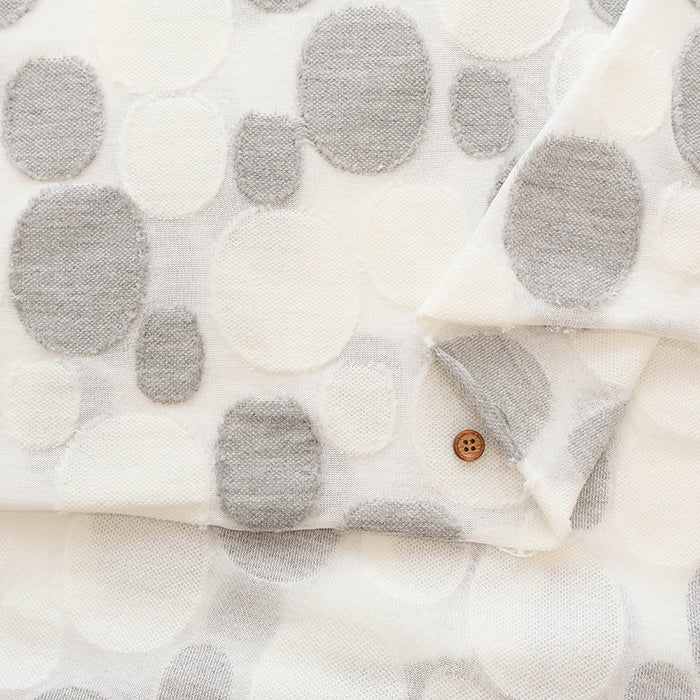 Cut Jacquard Knit Fabric - Dot - nomura tailor