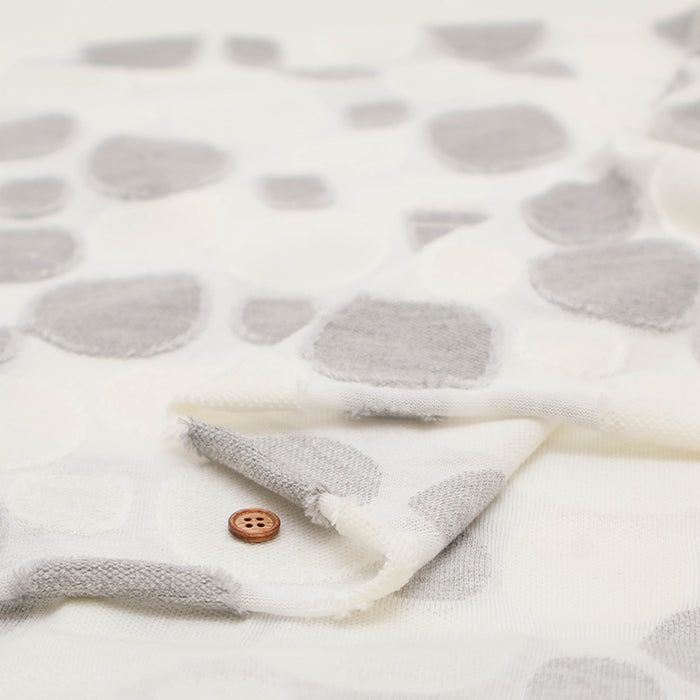 Cut Jacquard Knit Fabric - Dot - nomura tailor