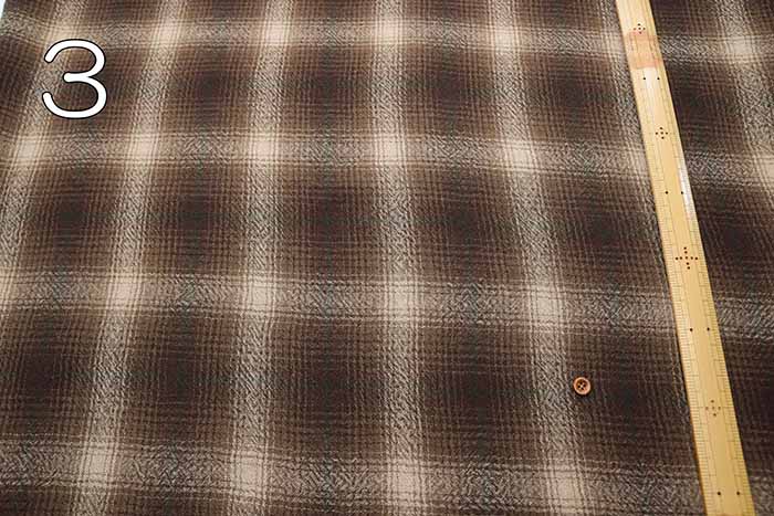 Wool gauze check fabric - nomura tailor