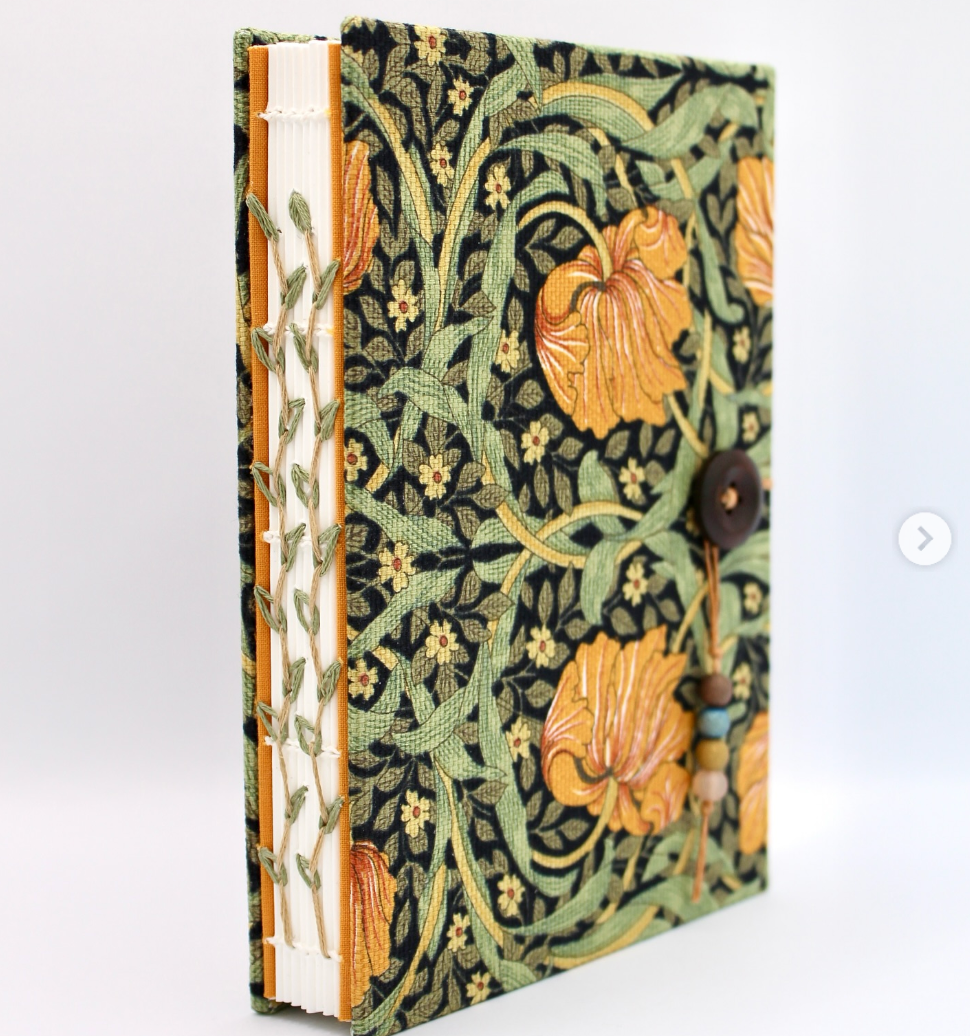 USA Cotton Oxford Print Fabric – Moda William Morris Pin Panel - nomura tailor