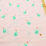 Air-tumbled C/L Sheeting Printed Fabric - Cream Soda - nomura tailor