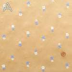 Cotton Twill Embroidered Fabric - Mini Flowers - nomura tailor