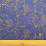 Cotton Broad Embroidered Fabric - Flowers - nomura tailor