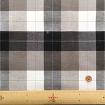 Tencel Linen Rayon Fabric - Check - nomura tailor