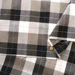 Tencel Linen Rayon Fabric - Check - nomura tailor