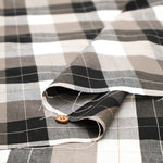 Tencel Linen Rayon Fabric - Check - nomura tailor