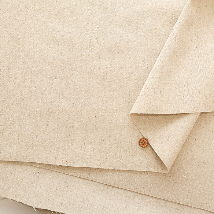 Natural Linen Fabric  - Plain - nomura tailor