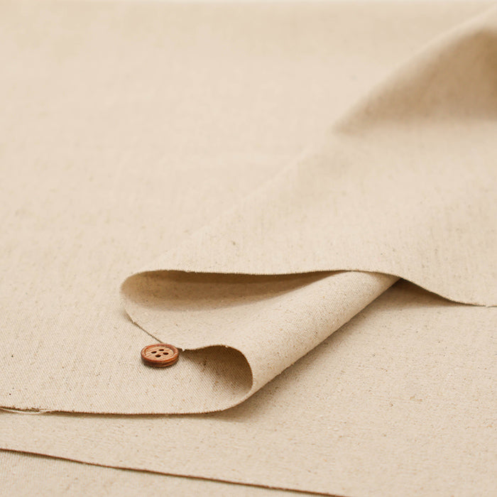 Natural Linen Fabric  - Plain - nomura tailor