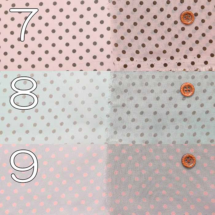 Polyester chiffon fabric with polka dot print - nomura tailor