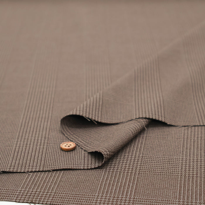 T/R Glen Check Pattern Fabric - nomura tailor