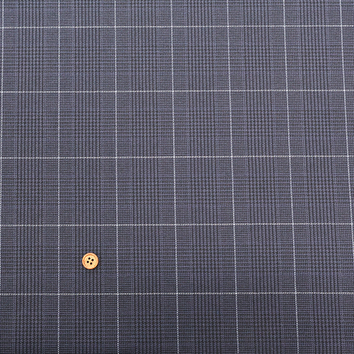 2way Washable Outlast Fabric  - Check - nomura tailor
