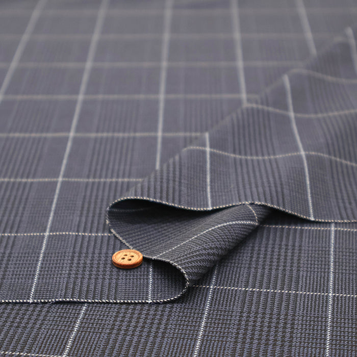 2way Washable Outlast Fabric  - Check - nomura tailor