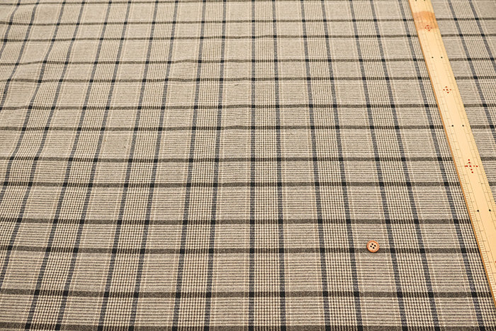 T/R Check Fabric - nomura tailor