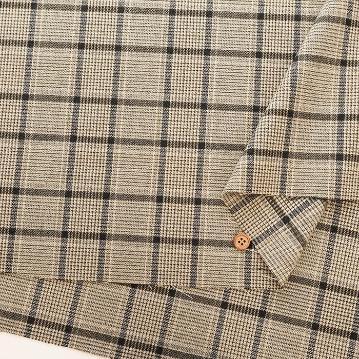 T/R Check Fabric - nomura tailor