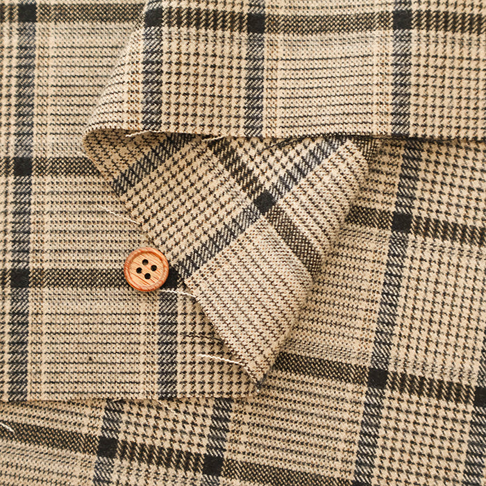 T/R Check Fabric - nomura tailor