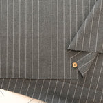 Bishu T/R Stripe Fabric - nomura tailor