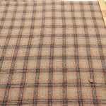 Wool Cotton Stretch Fabric - Check - nomura tailor