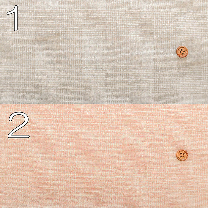 Cotton Linen Fabric - Glen Check - nomura tailor