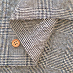 Cotton Linen Fabric - Glen Check - nomura tailor