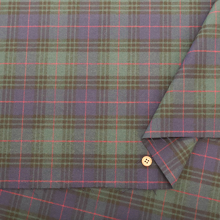 Bishu T/R Classy Tartan Fabric - nomura tailor