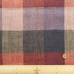 Yarn-dyed Linen Check Fabric - nomura tailor