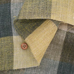 Yarn-dyed Linen Check Fabric - nomura tailor