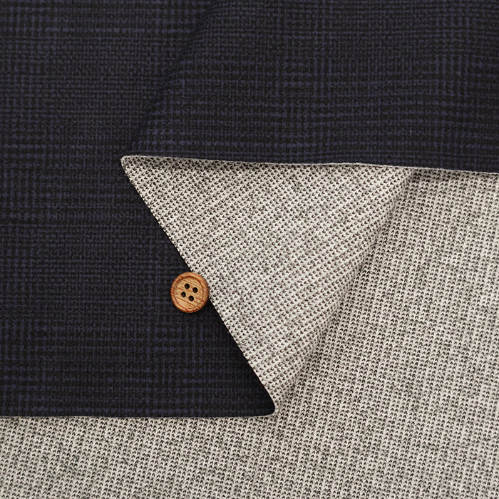 Down Fabric Knit Fabric - Check - nomura tailor