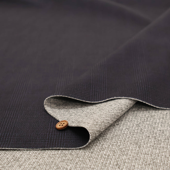 Down Fabric Knit Fabric - Check - nomura tailor