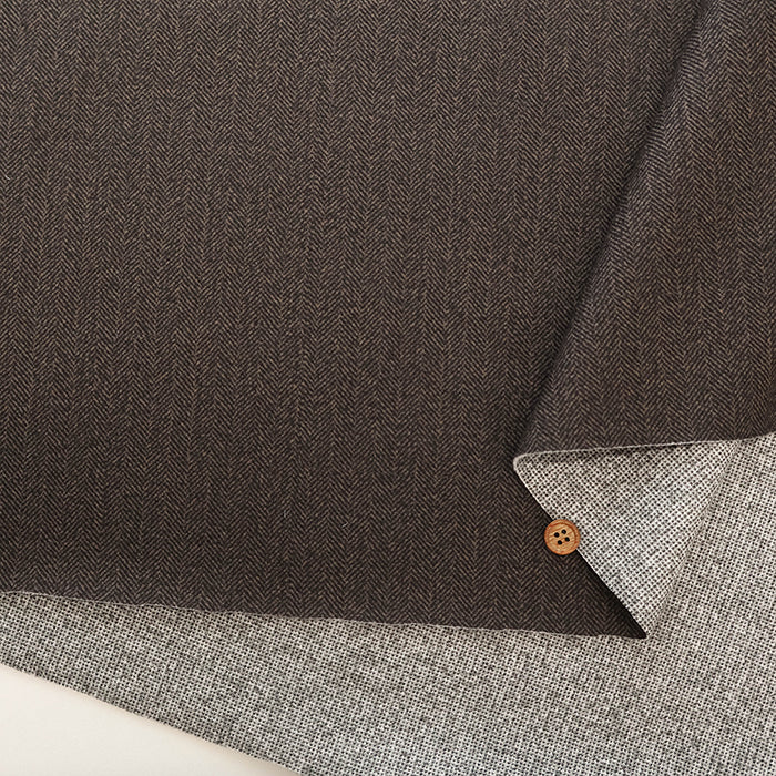 Down Fabric Knit Fabric - Herringbone - nomura tailor