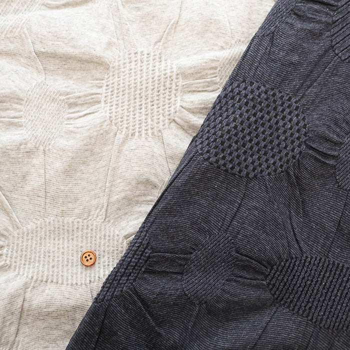 Coton Jacquard Knit Fabric - Dot - nomura tailor