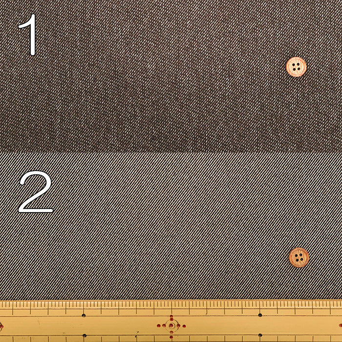 Polyester Wool-Like Twill Fabric - Plain - nomura tailor