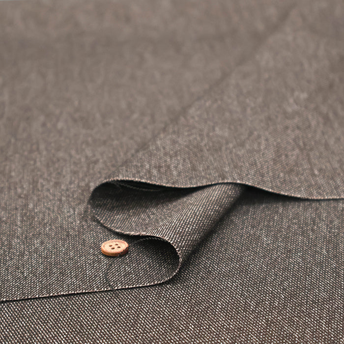 Polyester Wool-Like Twill Fabric - Plain - nomura tailor